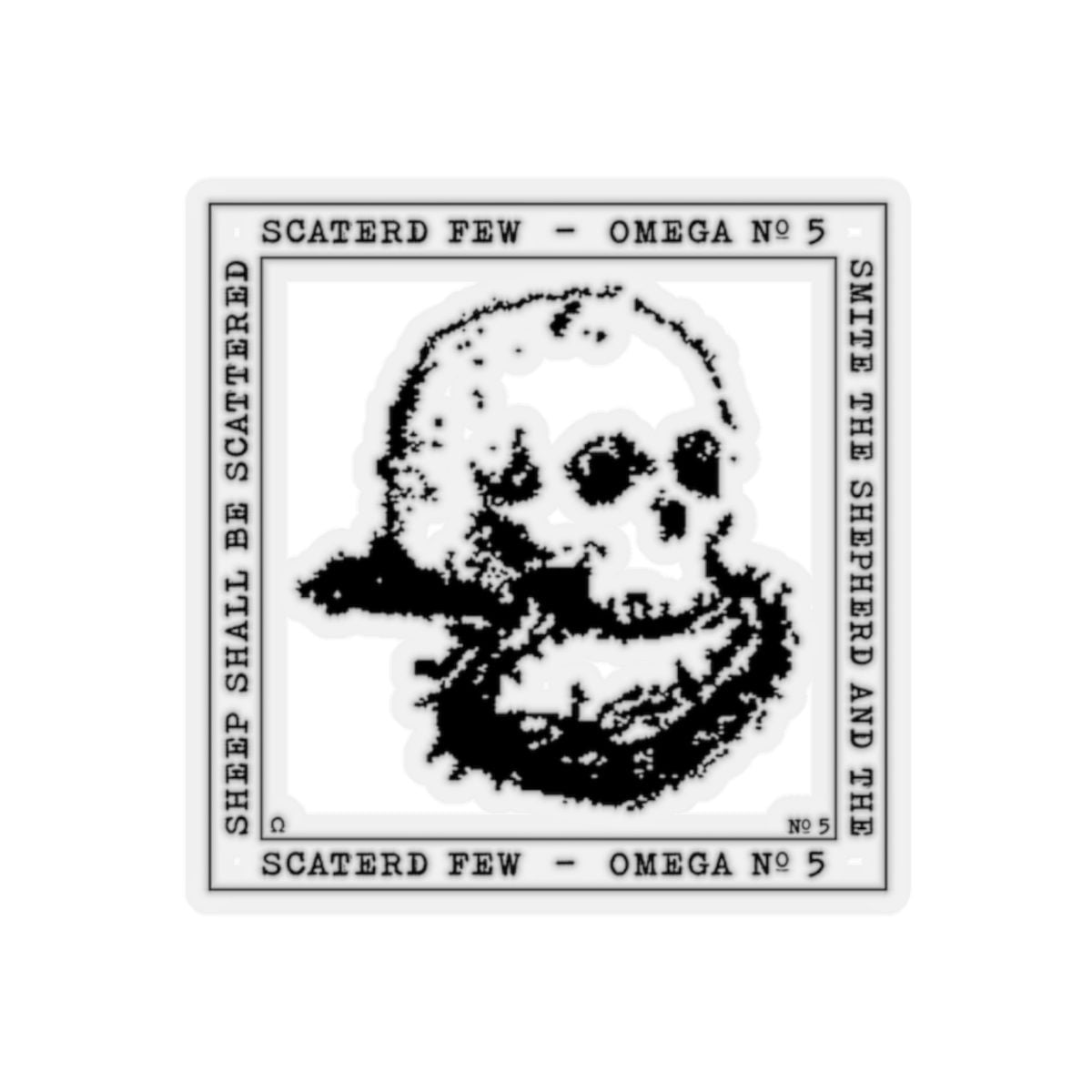 Scaterd Few - Omega No 5 Die Cut Stickers