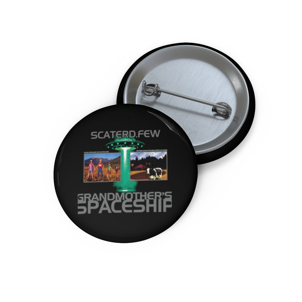 Scaterd Few - Grandmother's Spaceship Pin Buttons