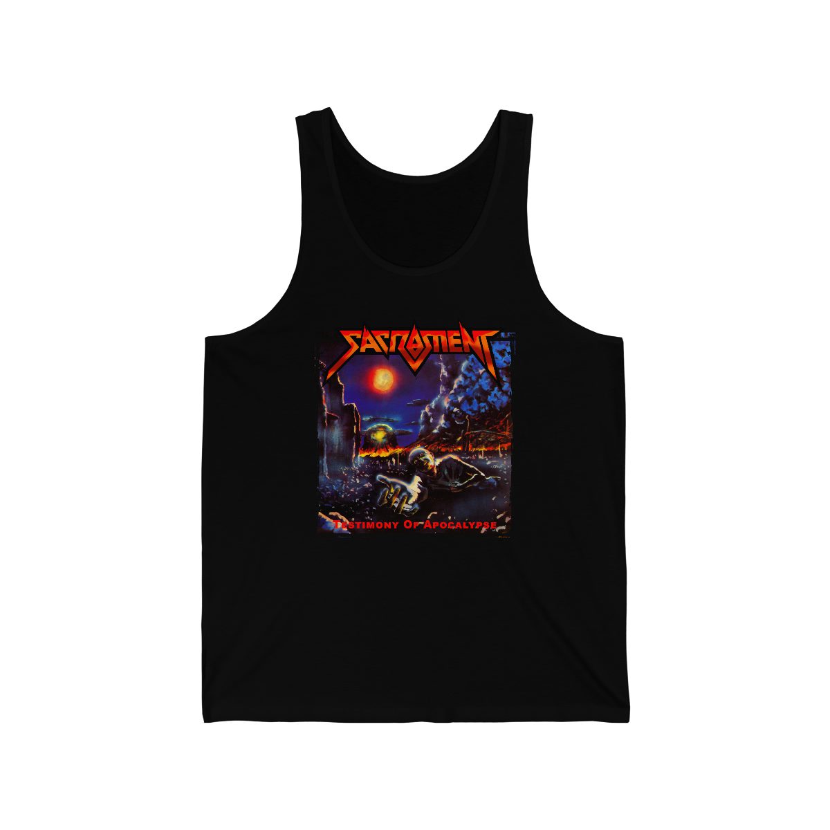 Sacrament - Testimony of Apocalypse Jersey Tank Top