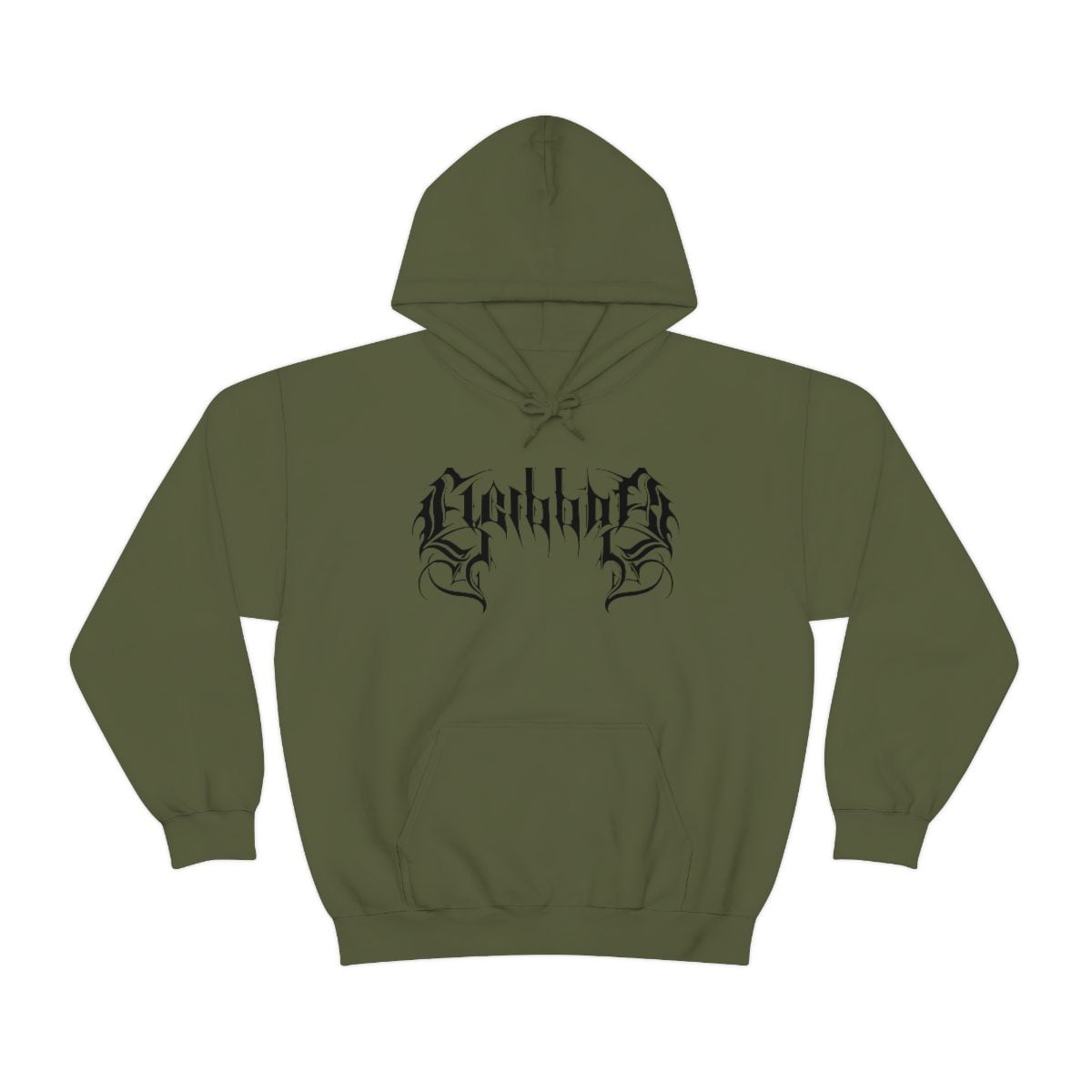 Elgibbor Military Green Pullover Hooded Sweatshirt