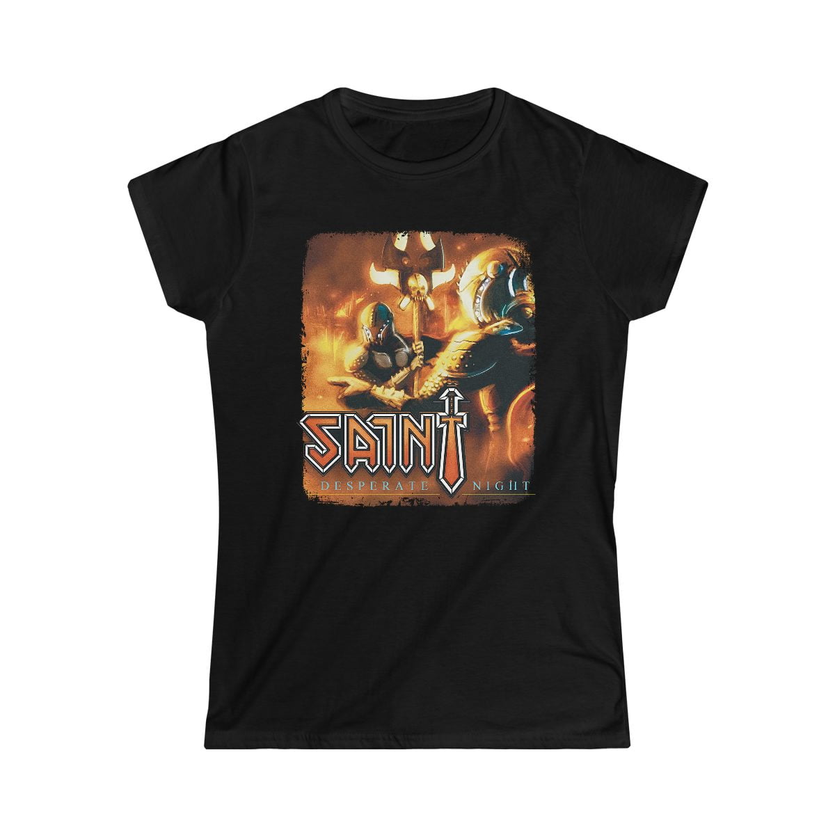 Saint - Desperate Night Women's Short Sleeve Tshirt