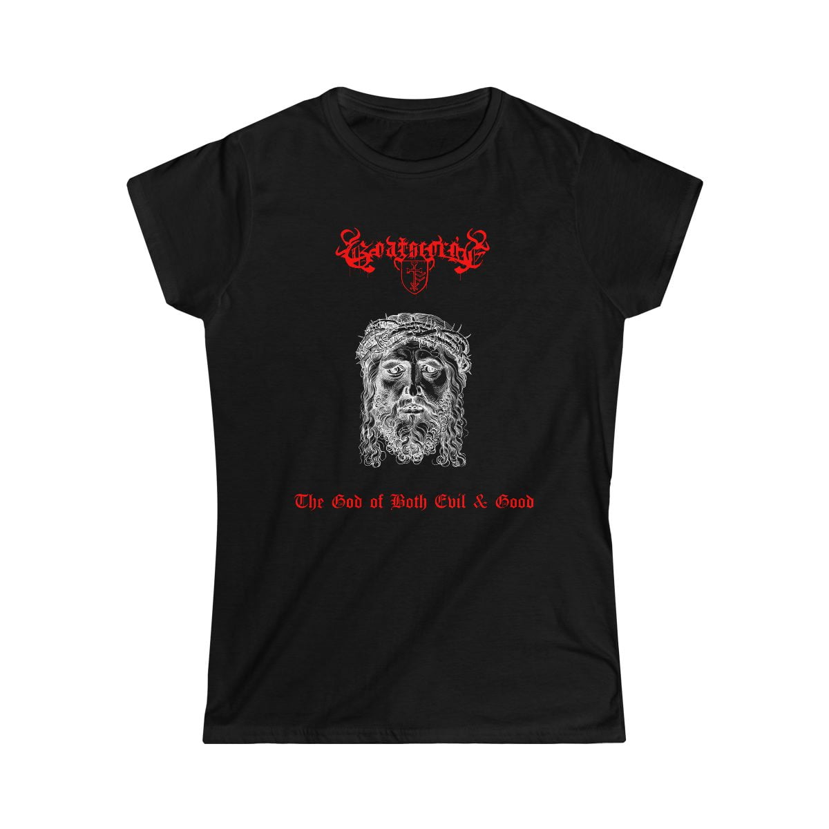 Goatscorge - The God of Both Evil and Good Women's Short Sleeve Tshirt