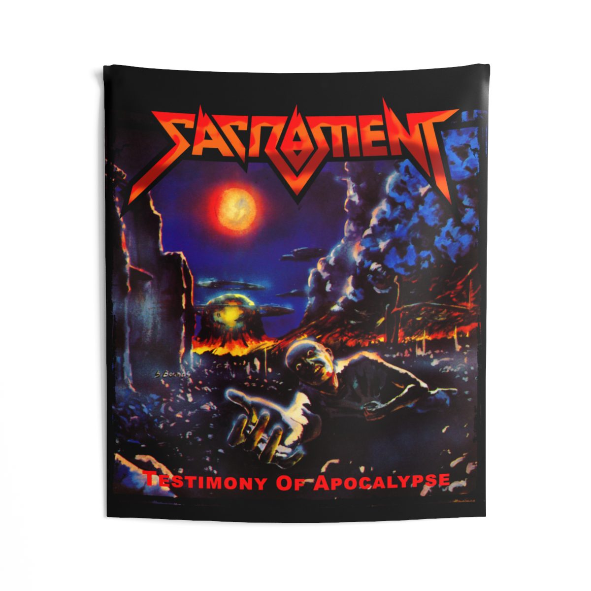 Sacrament - Testimony of Apocalypse Indoor Wall Tapestries