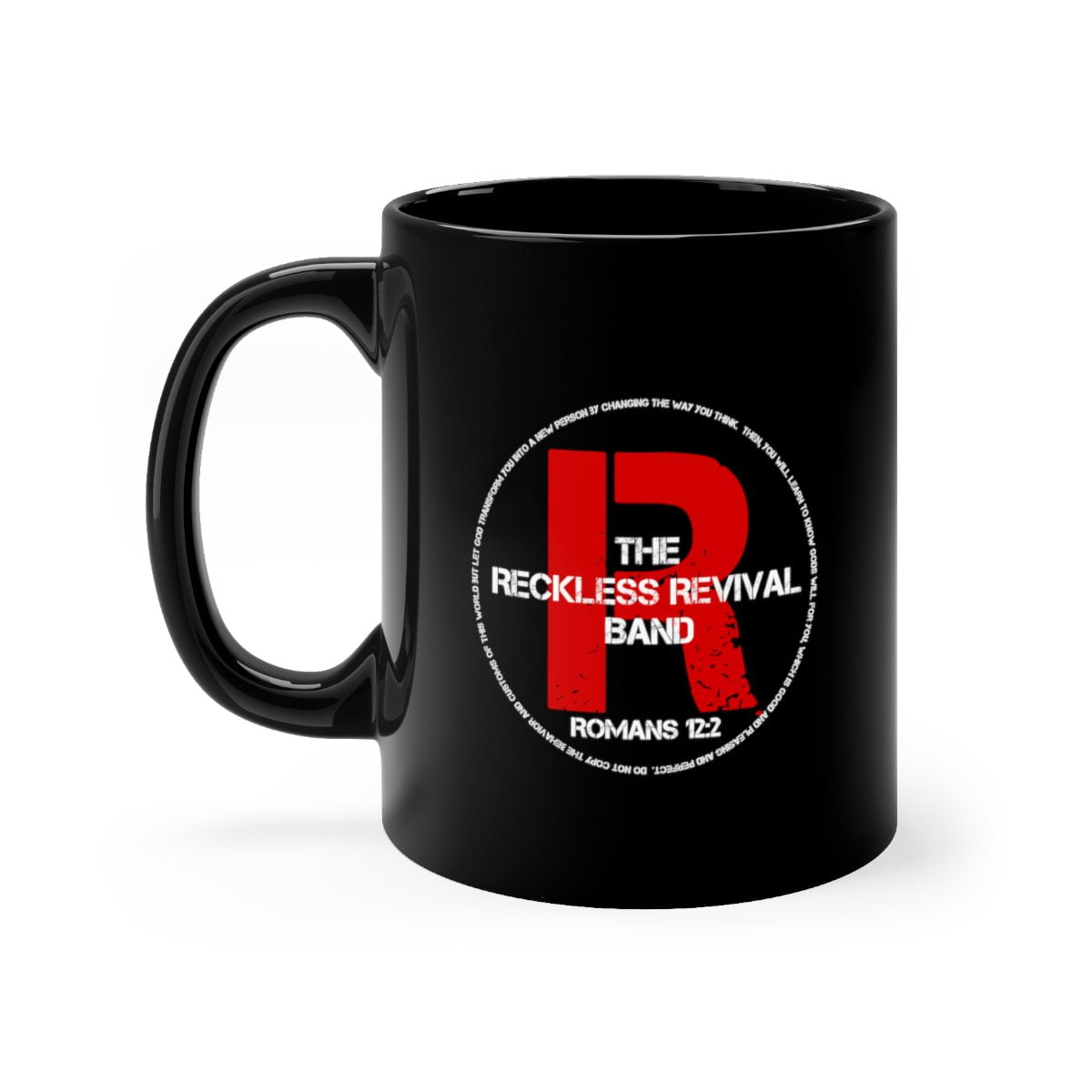 The Reckless Revival Band Logo 11oz Black mug