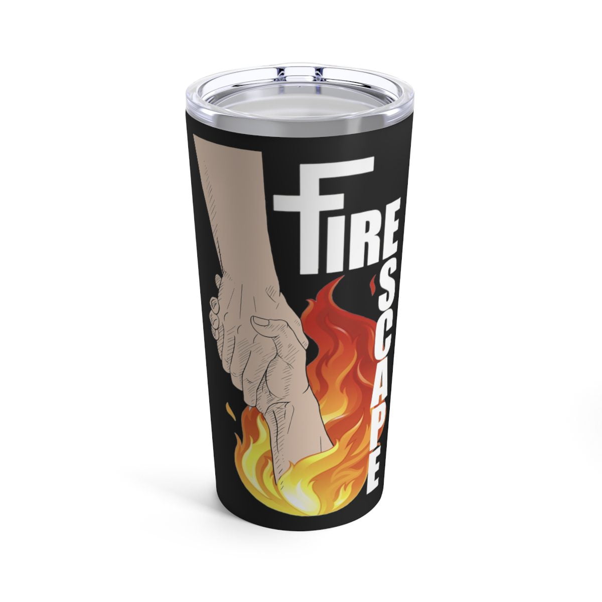 Fire Escape Logo 20oz Stainless Steel Tumbler