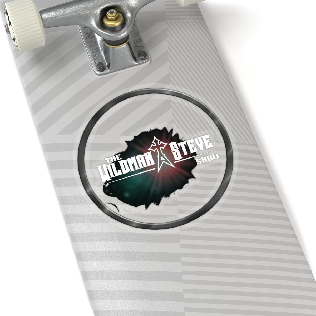 The Wildman and Steve Show - Red Glare Die Cut Stickers