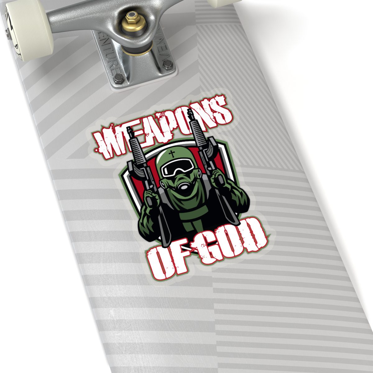 Weapons of God Die Cut Stickers