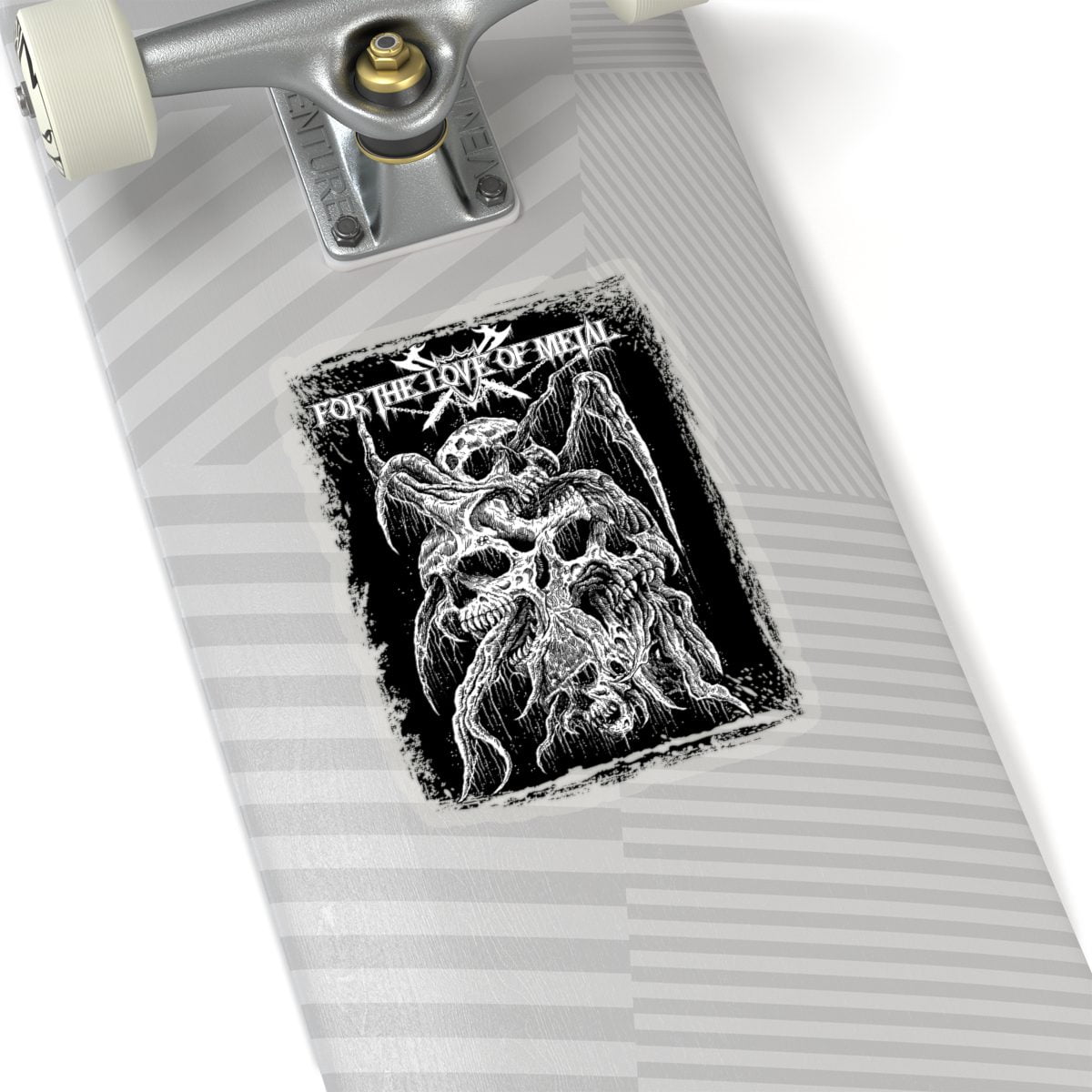 For The Love Of Metal - Skulls Die Cut Stickers