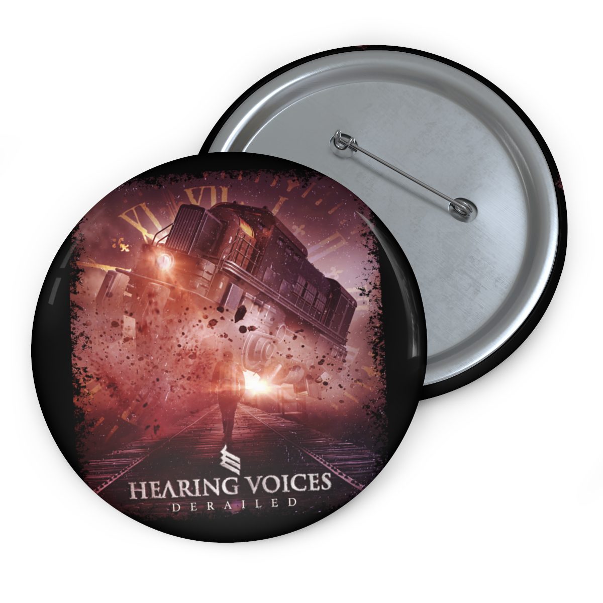 Hearing Voices - Derailed Pin Buttons