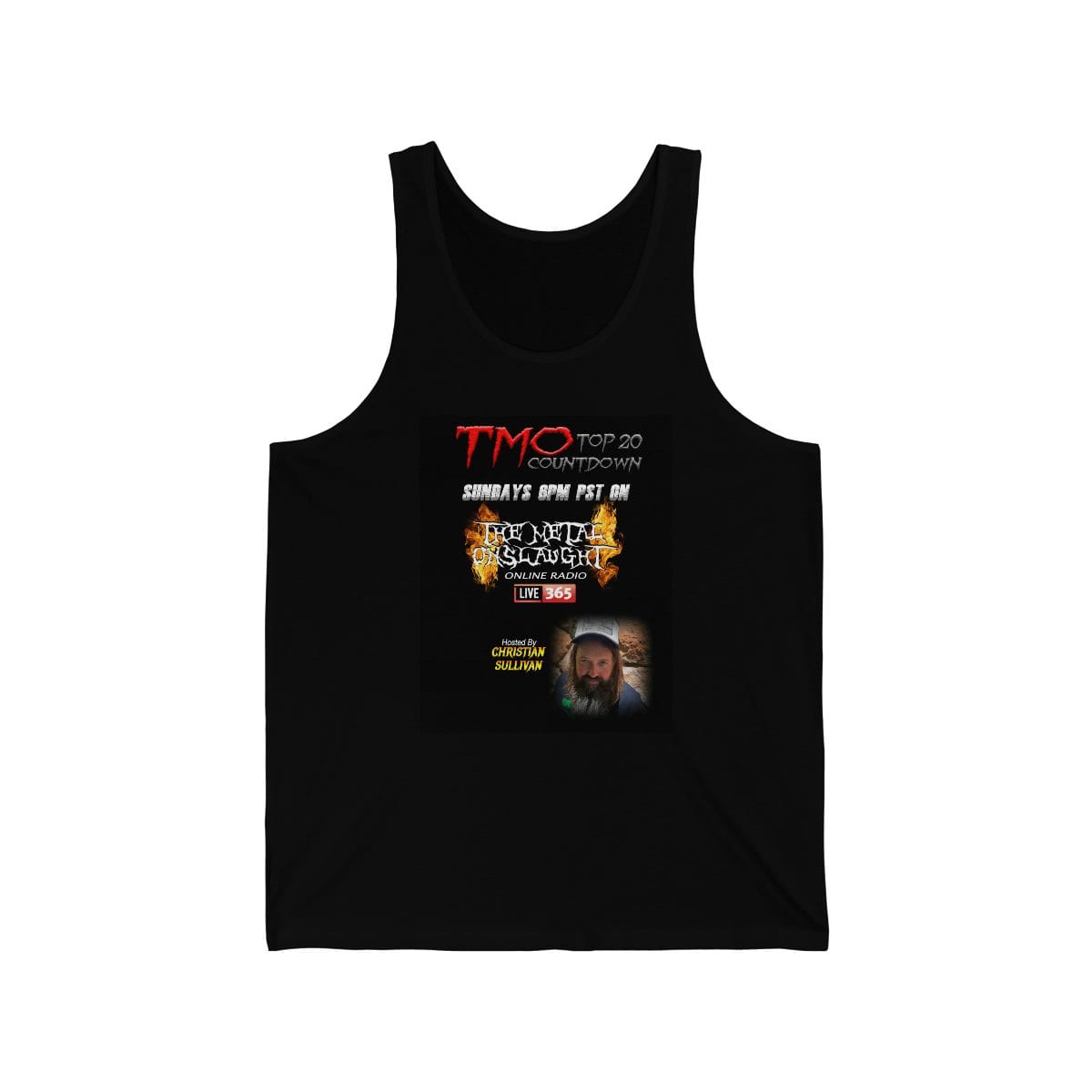 TMO Top 20 Dbl sided Unisex Jersey Tank