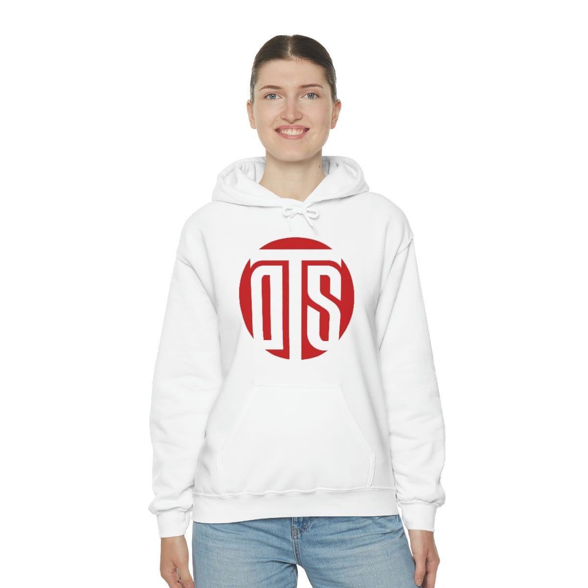 Outside The Shadows OTS - Red Pullover Hooded Sweatshirt - Image 4