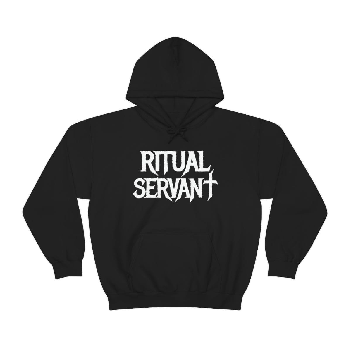 Ritual Servant Scripture Based Pullover Hooded Sweatshirt (2-Sided)
