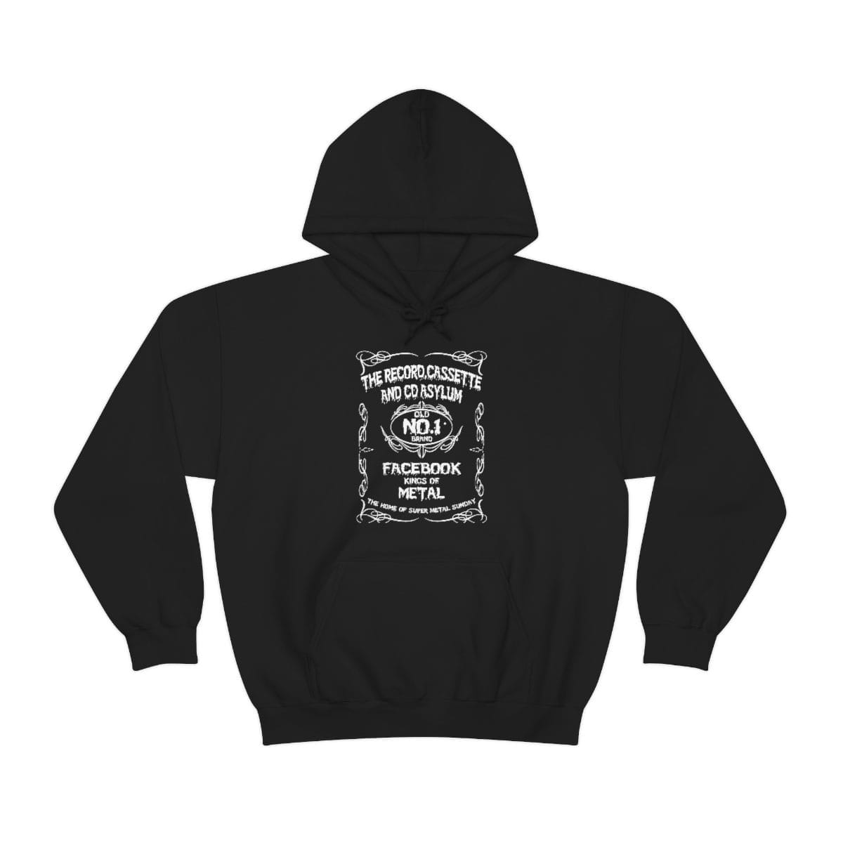 The Record, Cassette, and CD Asylum - Facebook Kings Pullover Hooded Sweatshirt