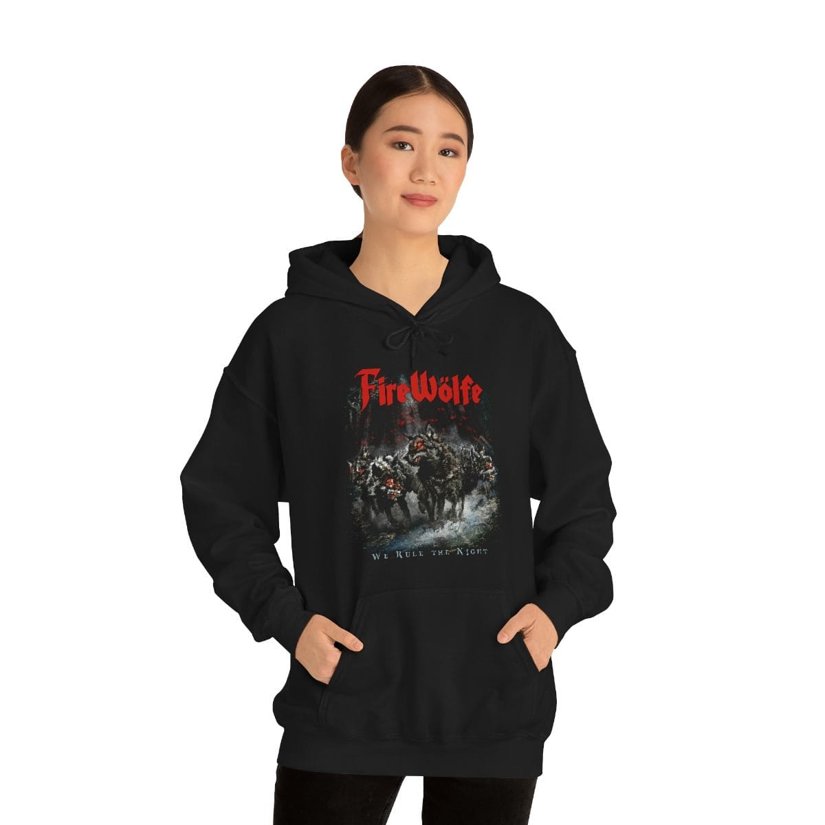 FireWolfe - We Rule The Night Pullover Hooded Sweatshirt - Image 2
