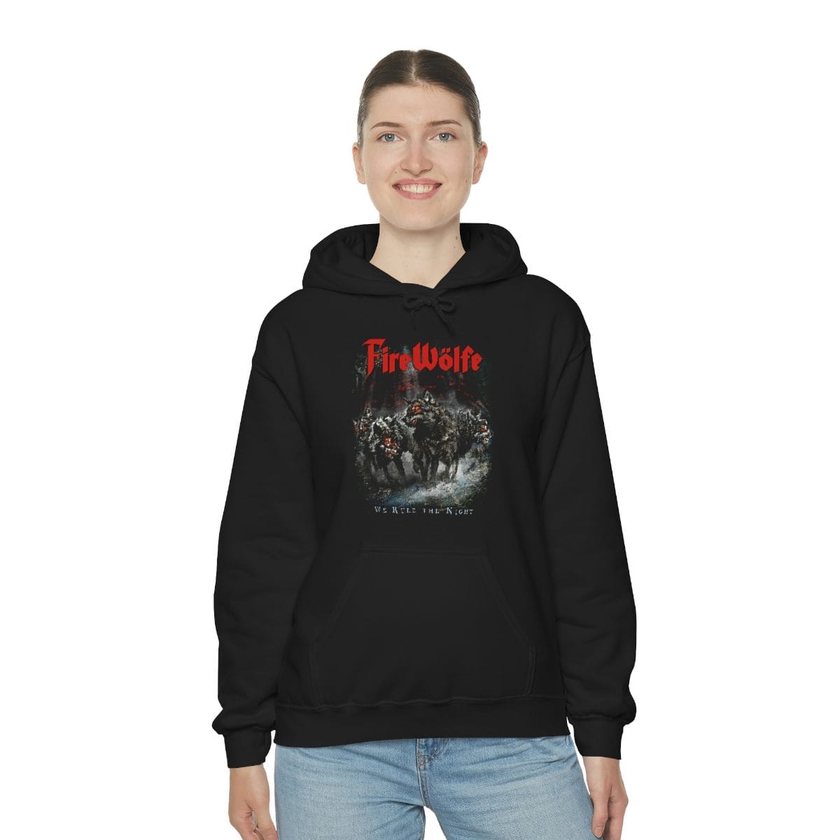 FireWolfe - We Rule The Night Pullover Hooded Sweatshirt - Image 4