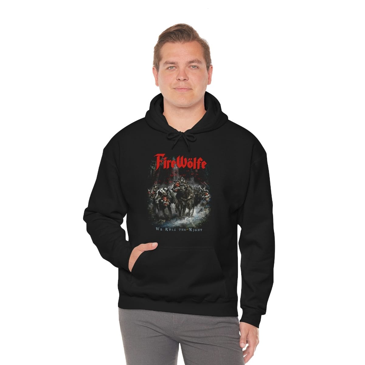 FireWolfe - We Rule The Night Pullover Hooded Sweatshirt - Image 5
