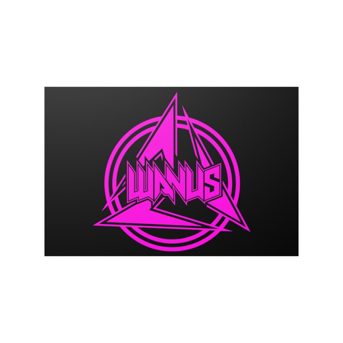 Wanus - Pink Logo Posters