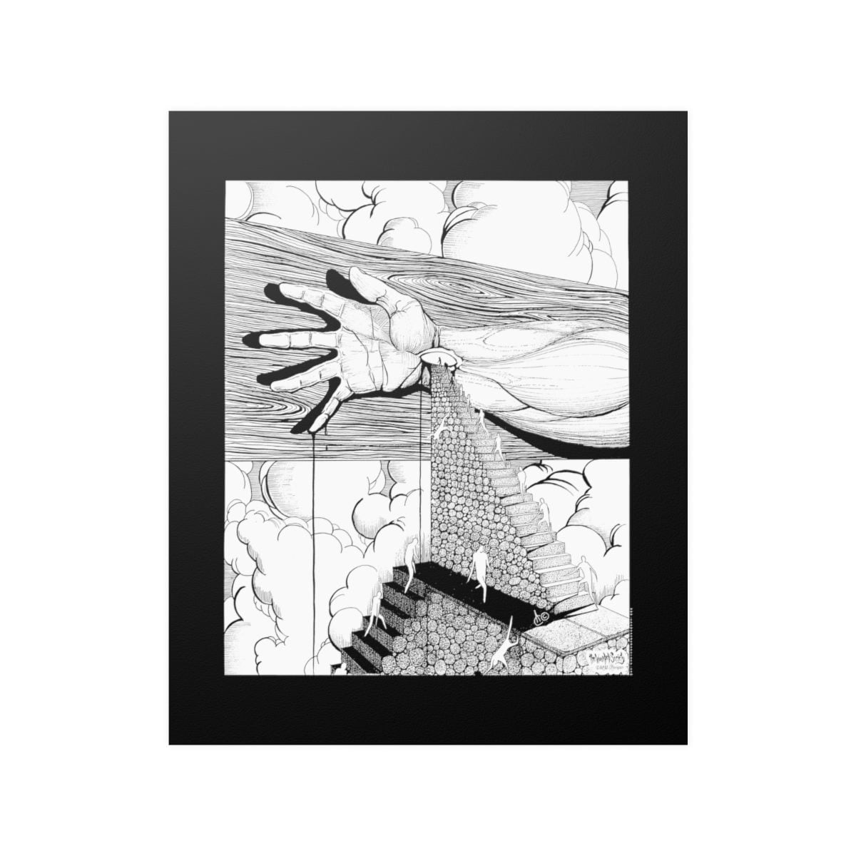 Stairway by The Wounded Society Posters