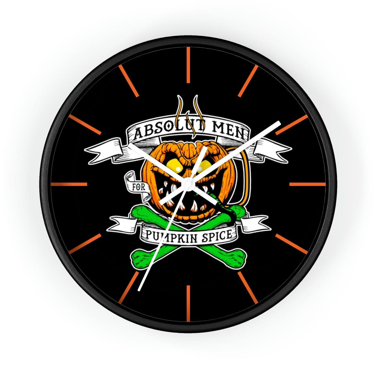 AMPS Absolut Men For Pumpkin Spice Wall clock