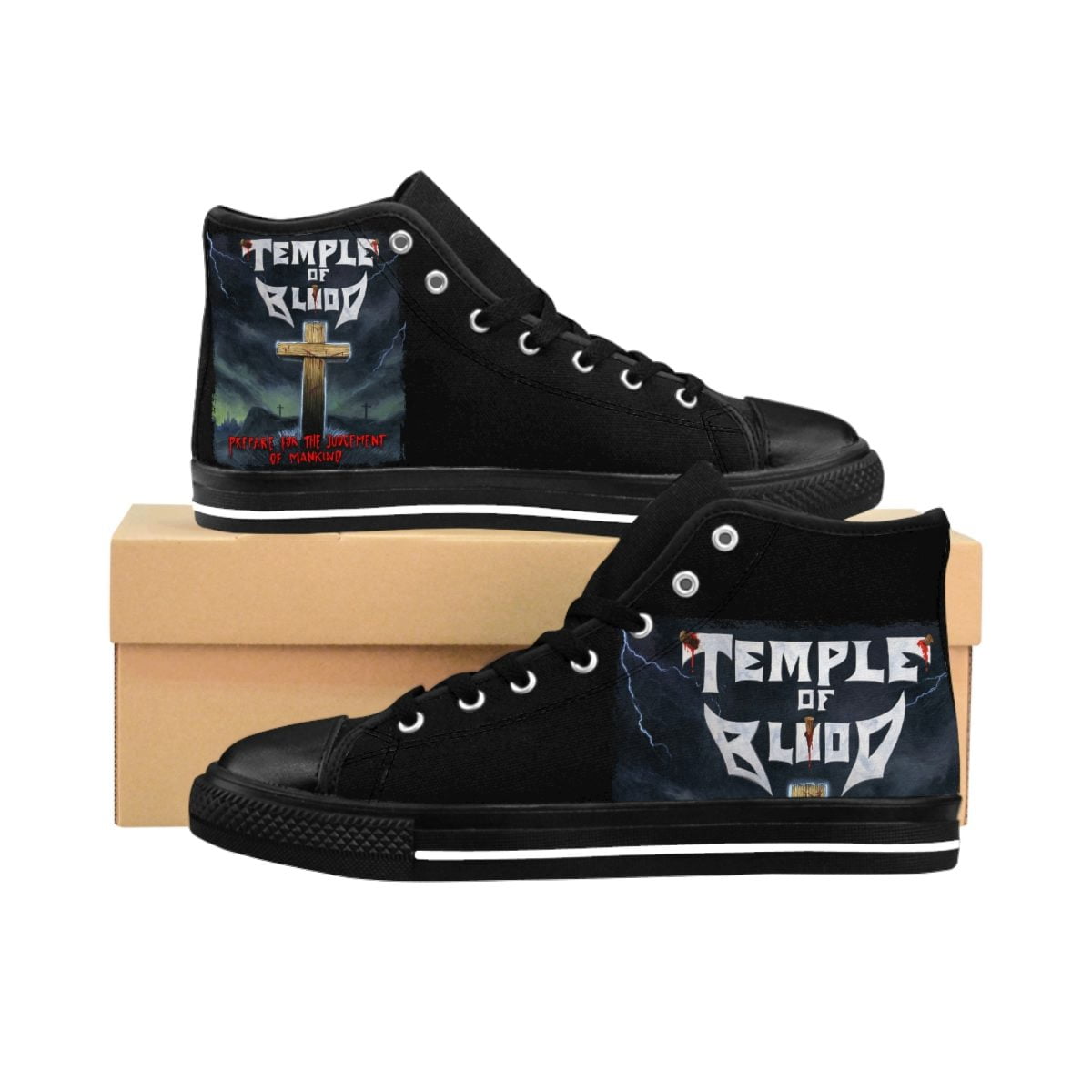 Temple of Blood - Prepare for the Judgment of Mankind Women's High-top Sneakers
