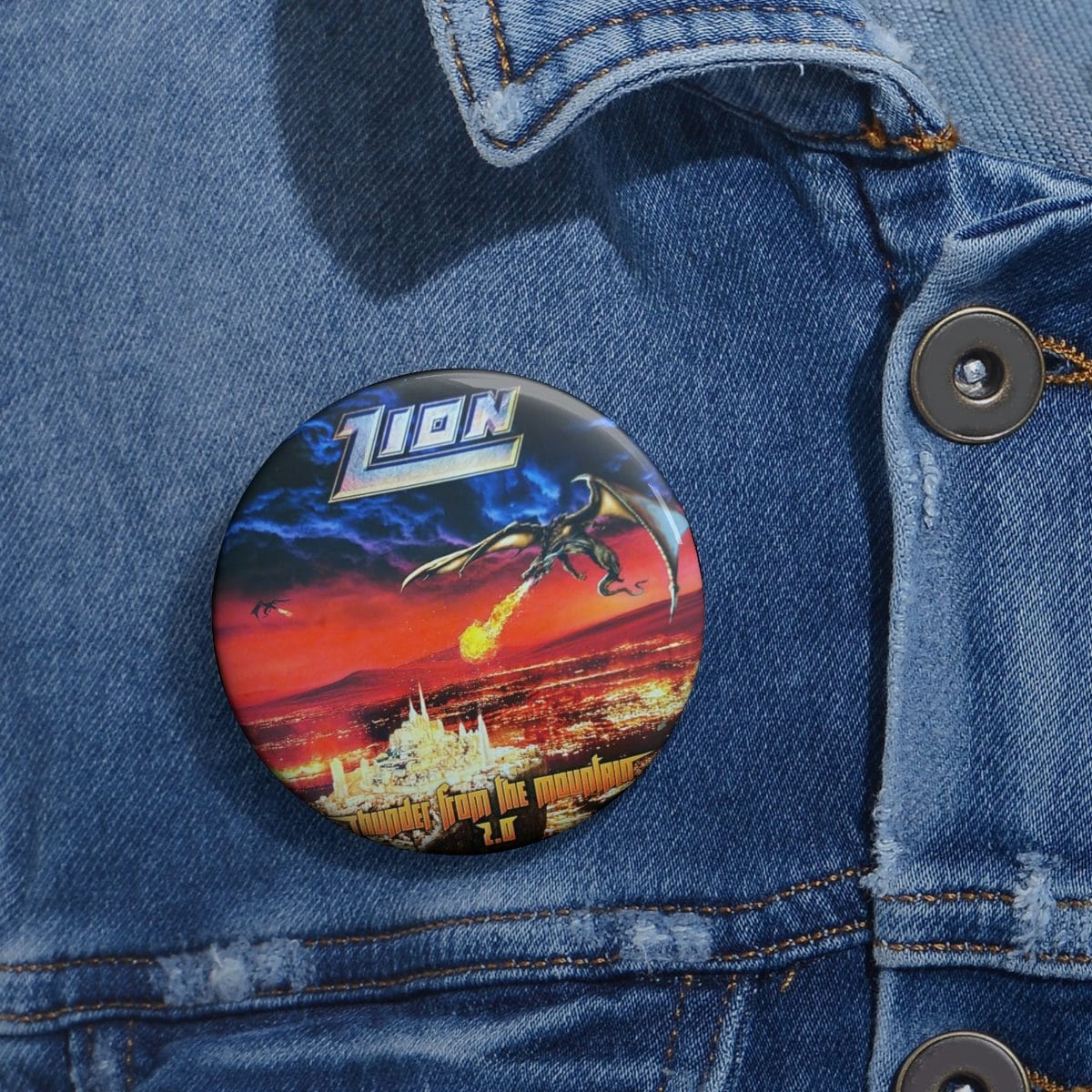 Zion - Thunder From The Mountain 2.0 Pin Buttons - Image 6