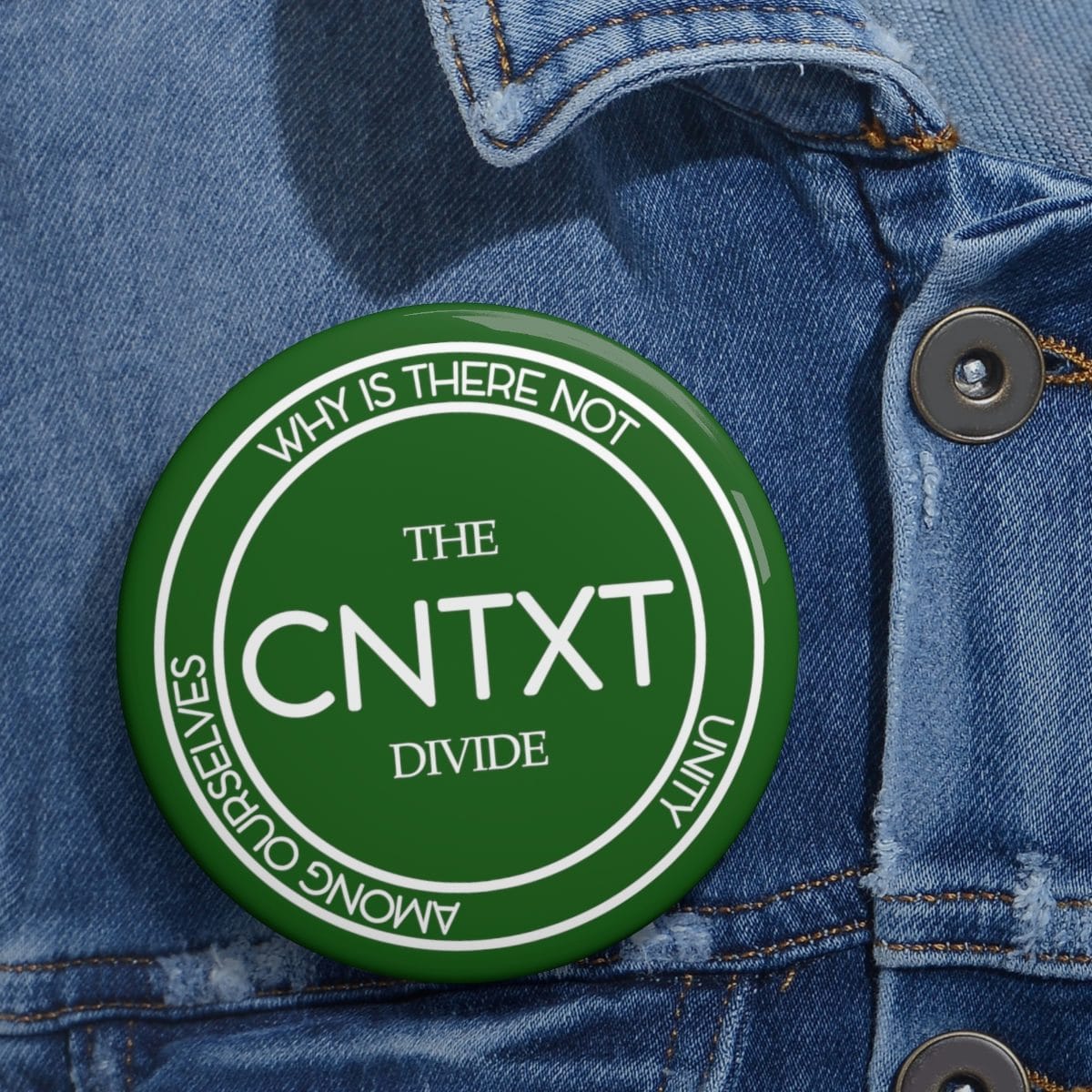 Context - The Divide Seal Green Pin Buttons