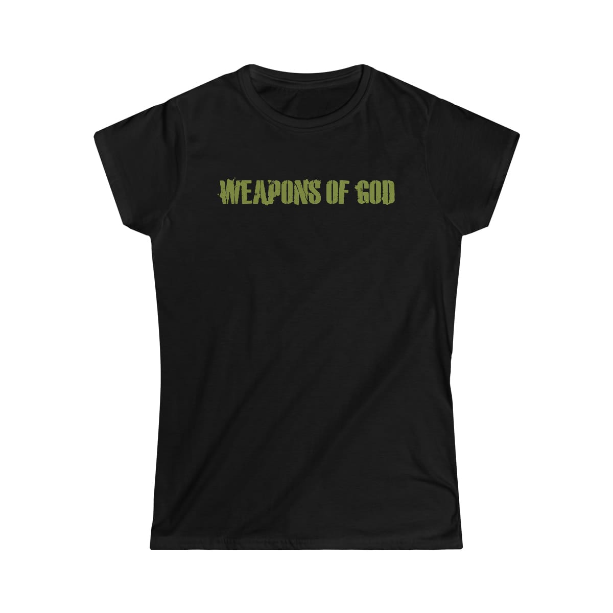 Weapons of God Logo Women's Short Sleeve Tshirt (2 Sided)