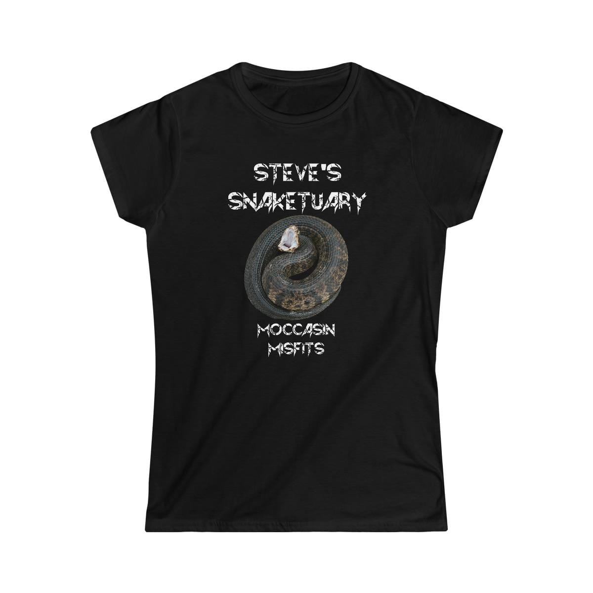 Steve's Snaketuary - Moccasin Misfits Women's Short Sleeve Tshirt