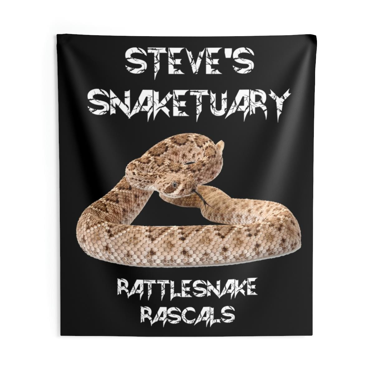 Steve's Snaketuary - Rattlesnake Rascals Indoor Wall Tapestries