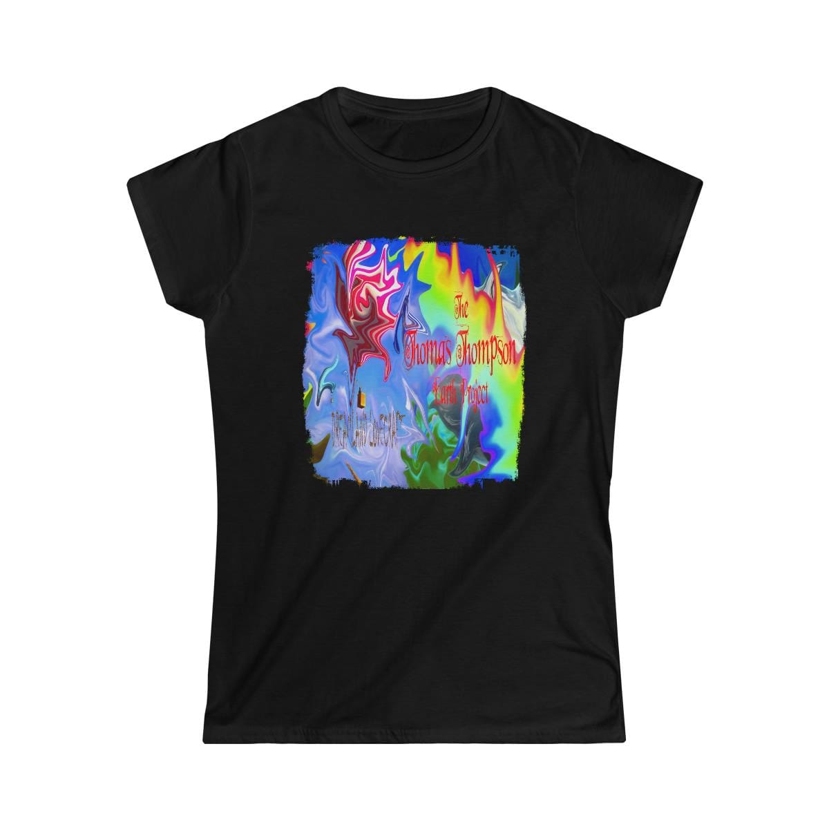 The Thomas Thompson Earth Project Dreamland Lovecraft Women's Short Sleeve Tshirt