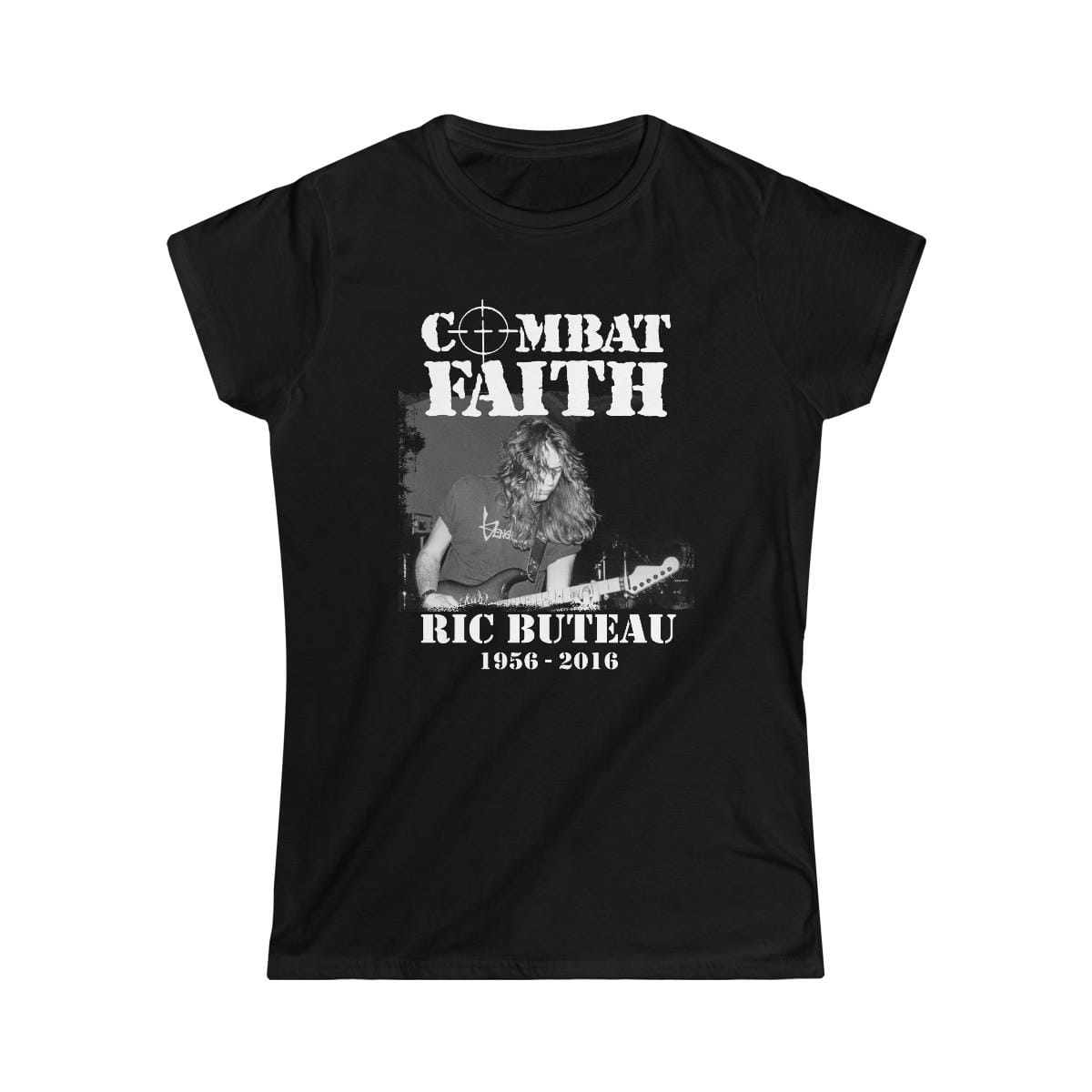 Combat Faith - Ric Buteau Memorial Women's Short Sleeve Tshirt