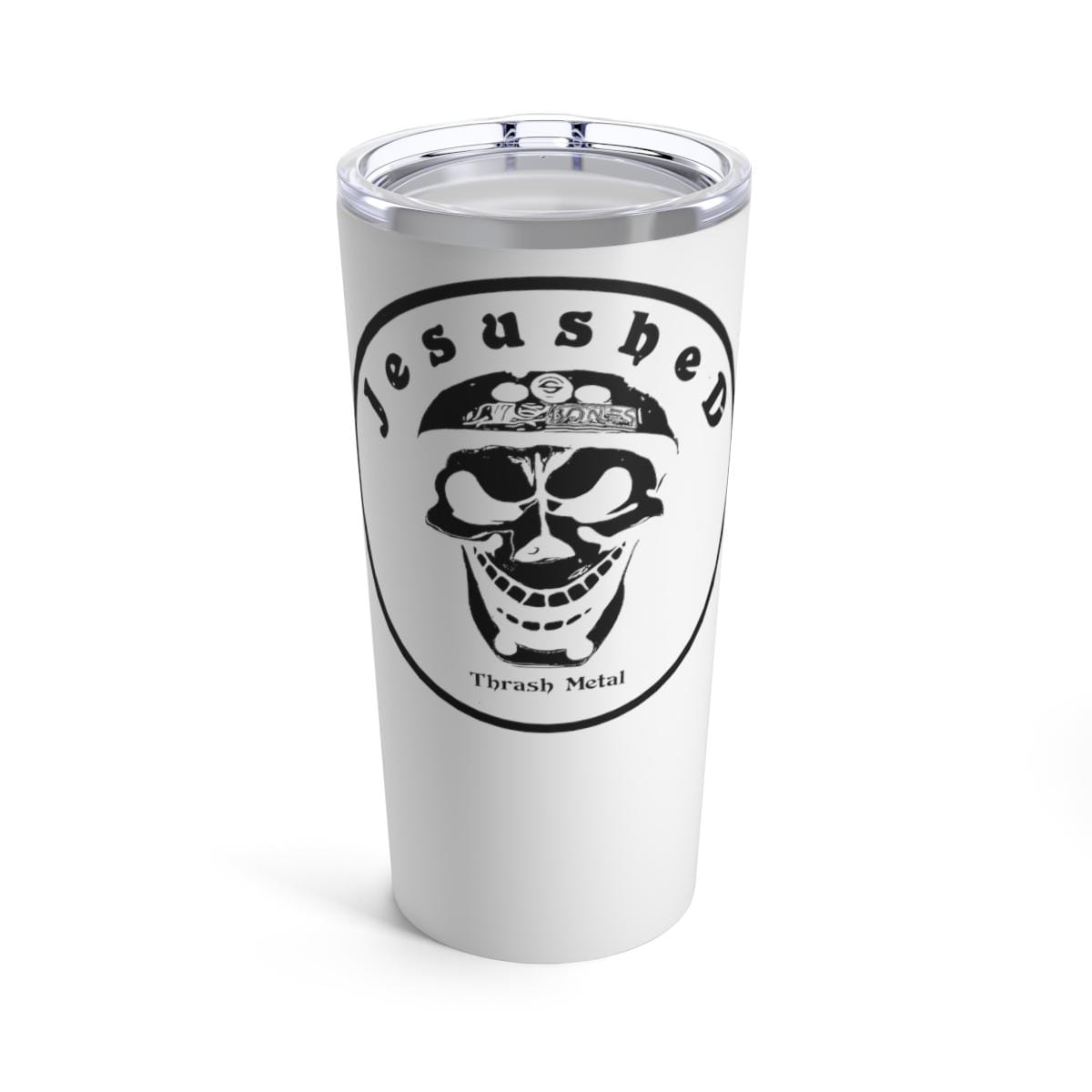 Jesushed Thrash Metal Black Logo 20oz Stainless Steel Tumbler
