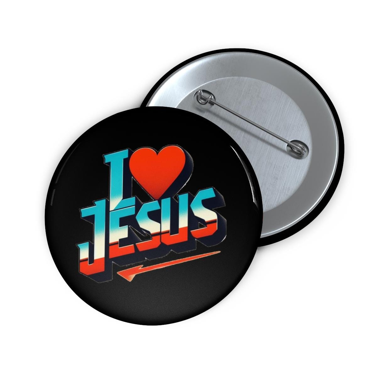 Redemption Threadz - I Love Jesus Pin Buttons