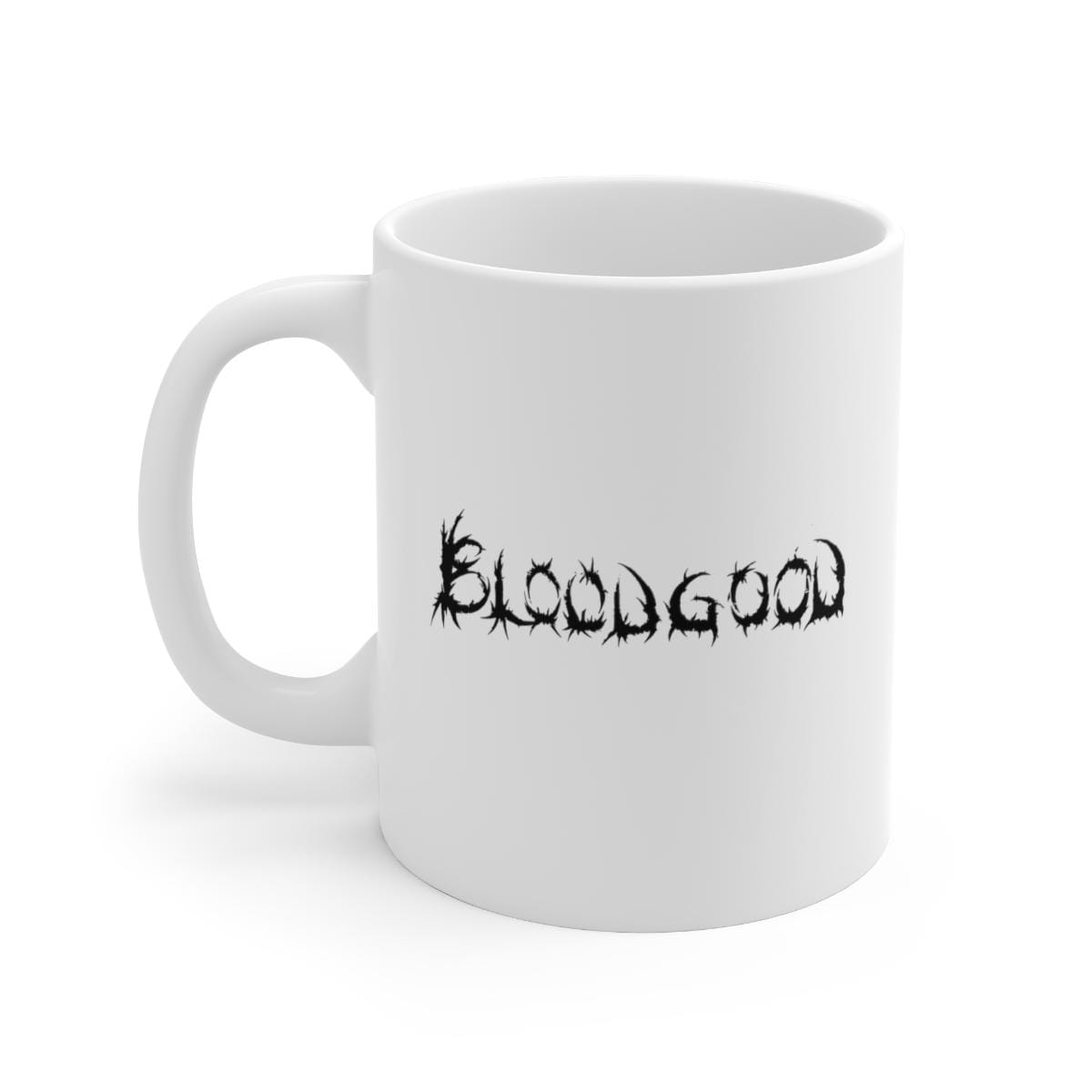Bloodgood Black Logo 11oz White Mug