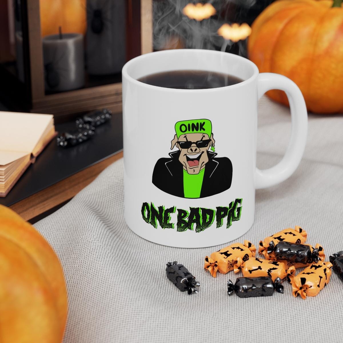 One Bad Pig - Oink 11oz White Mug