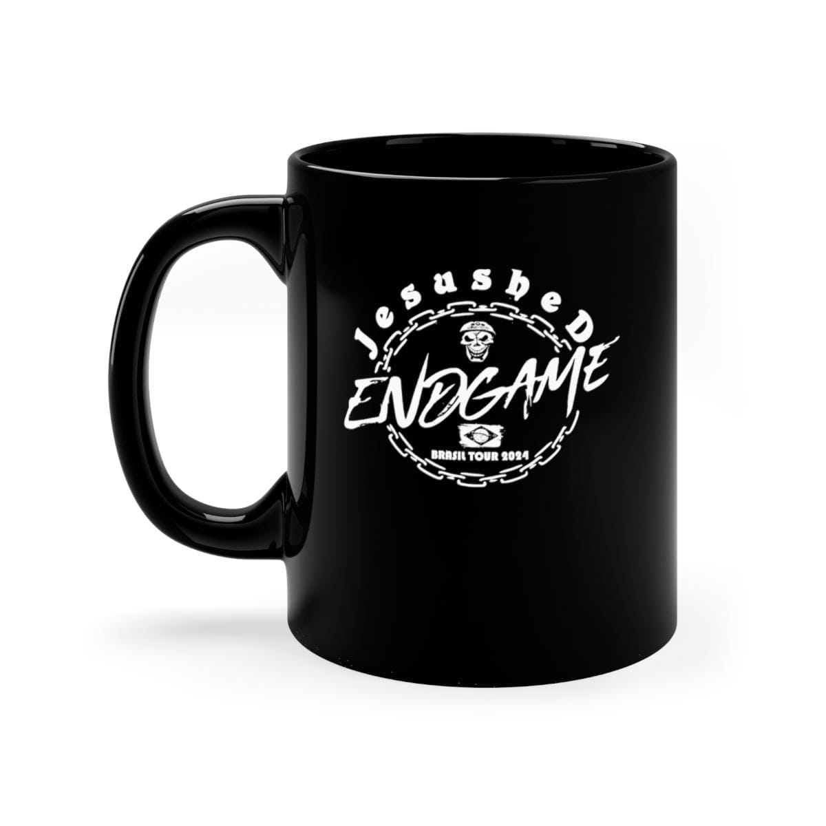 Jesushed - Endgame Brazil Tour 2024 Black 11oz Black mug