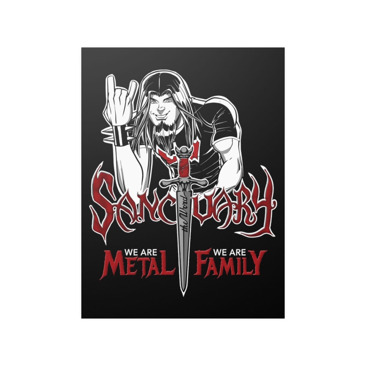 Sanctuary International - Metal Dude Sanctuary Family Poster Prints (210gsm)