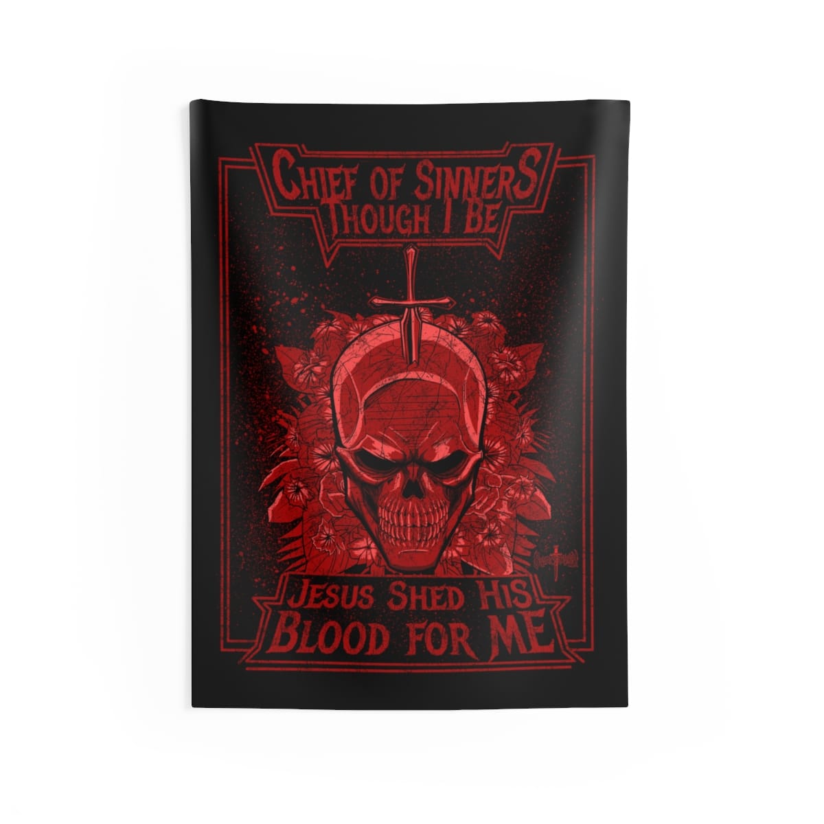 Sanctuary International - Chief Of Sinners Indoor Wall Tapestries