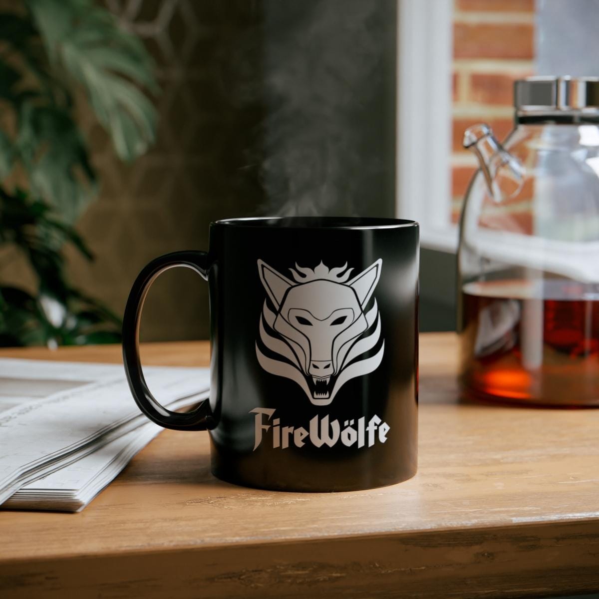 FireWolfe 11oz Black mug