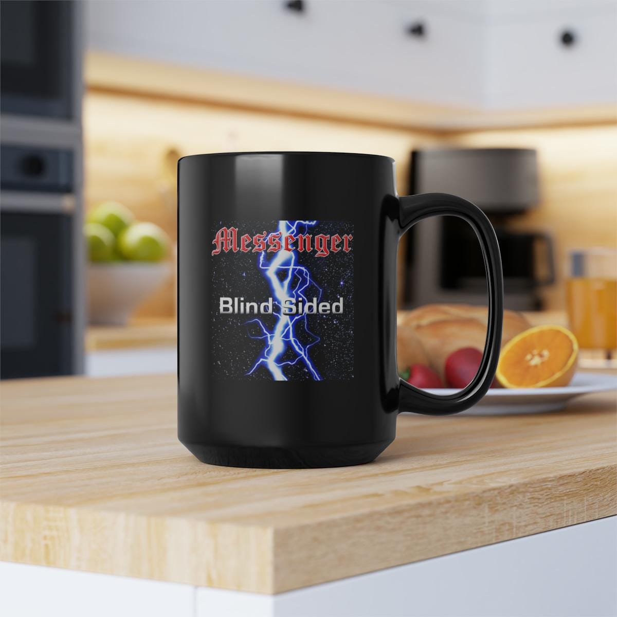 Messenger - Blind Sided 15oz Black Mug