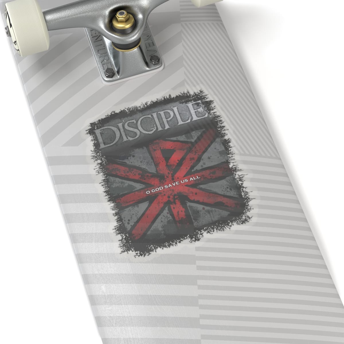 Disciple - O God Save Us All Die Cut Stickers