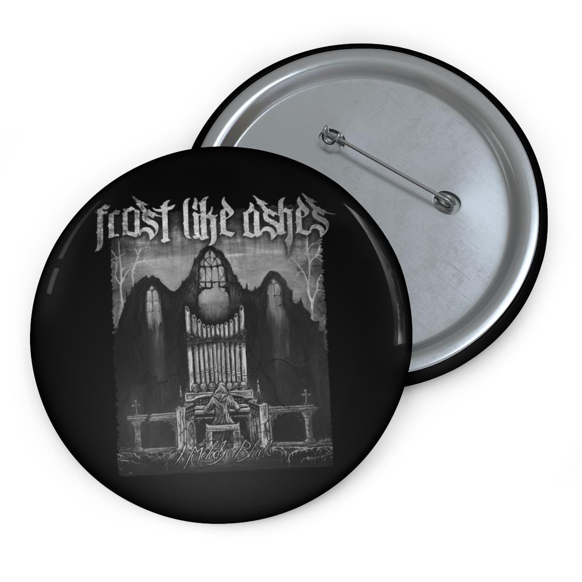 Frost Like Ashes - Melody Black Pin Buttons