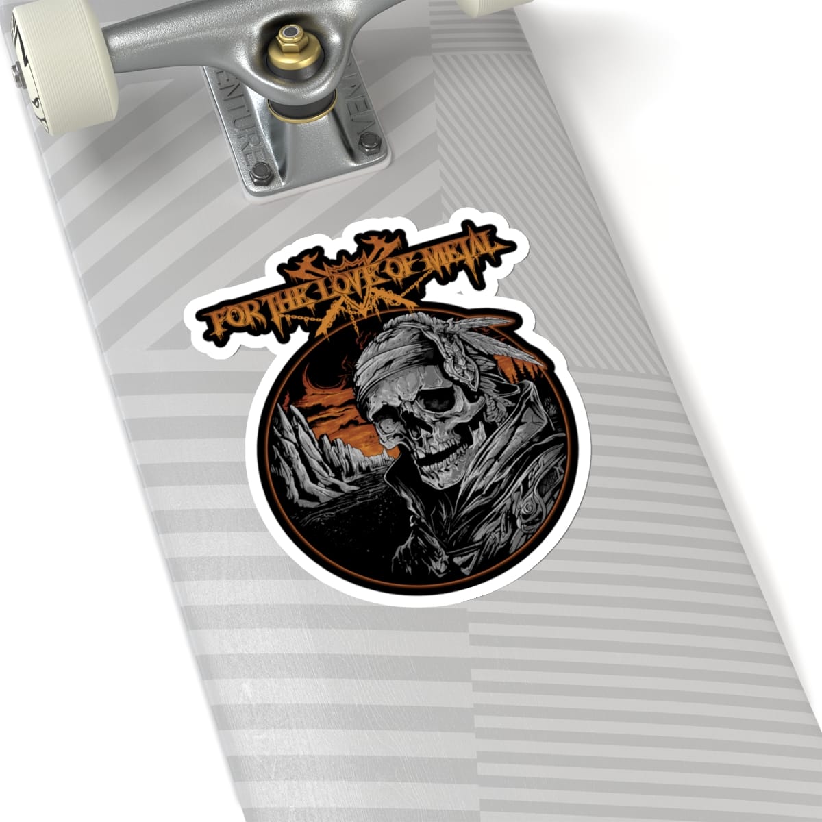 For The Love Of Metal - Planet Doom Die Cut Stickers