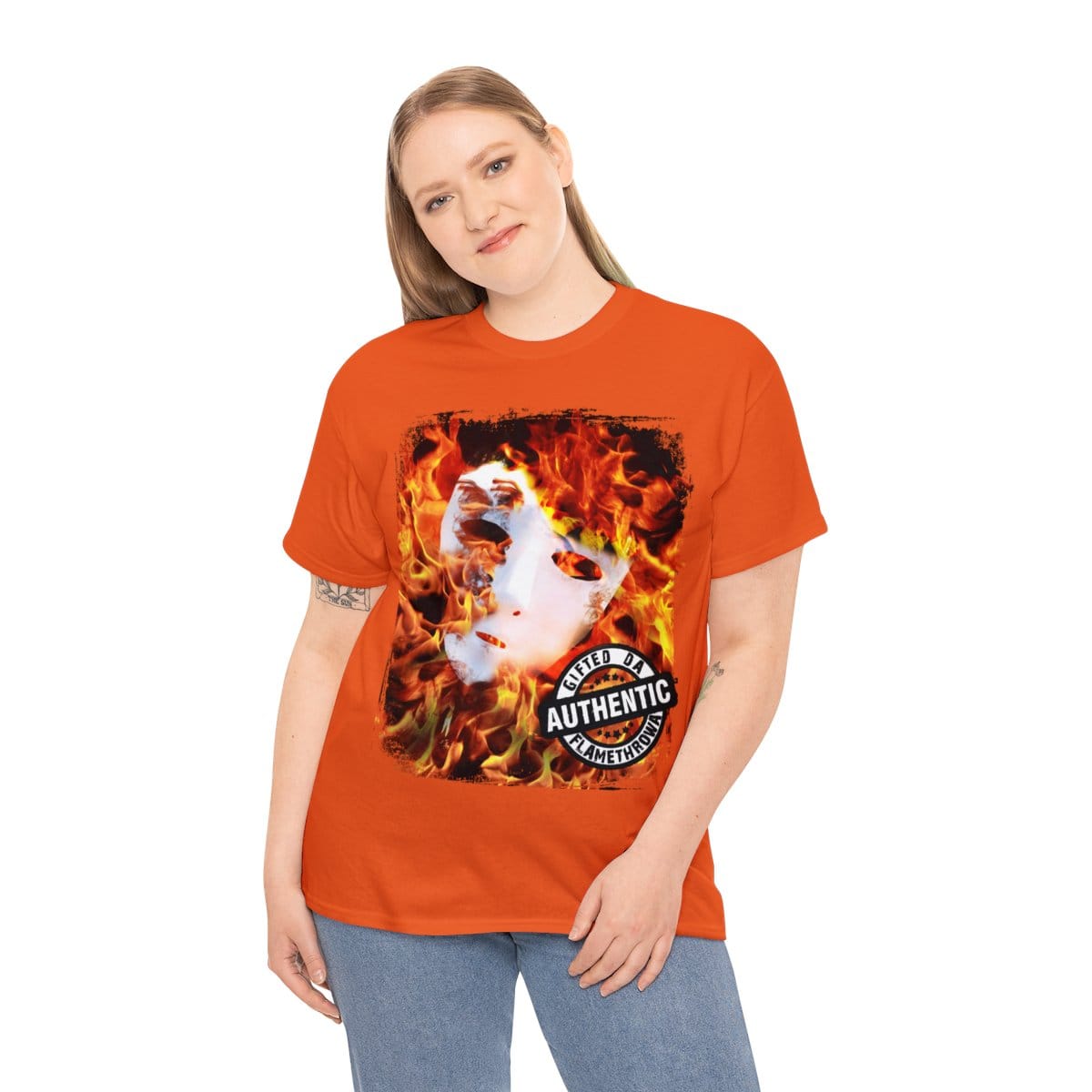 Gifted Da Flamethrowa - Authentic Short Sleeve Tshirt - Image 16