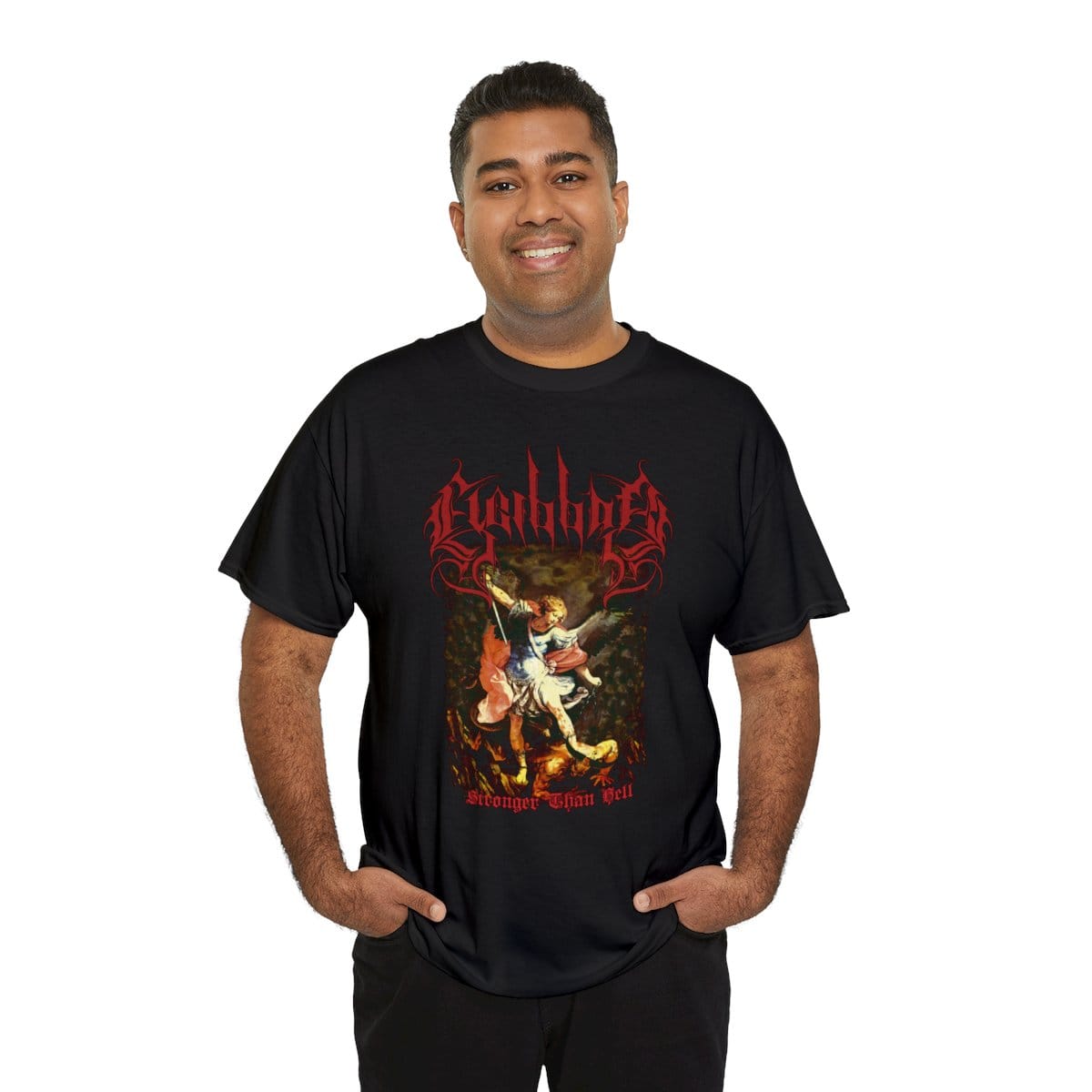 Elgibbor - Stronger Than Hell Short Sleeve Tshirt (2-Sided) - Image 8