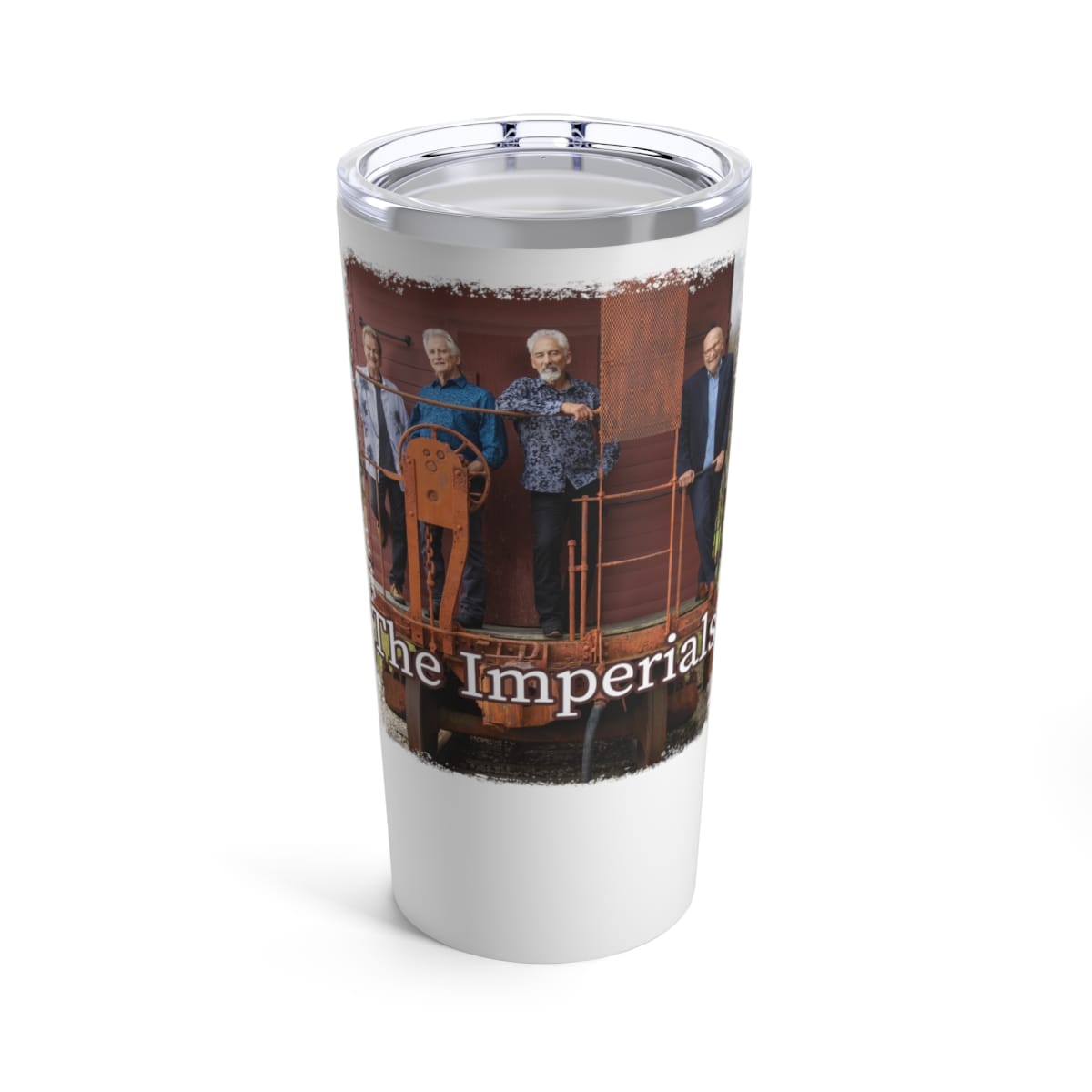 The Imperials 20oz White Stainless Steel Tumbler