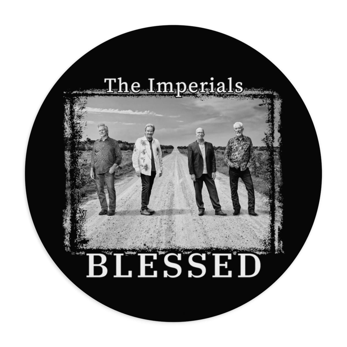 The Imperials Rectangular and Round Black Mousepads