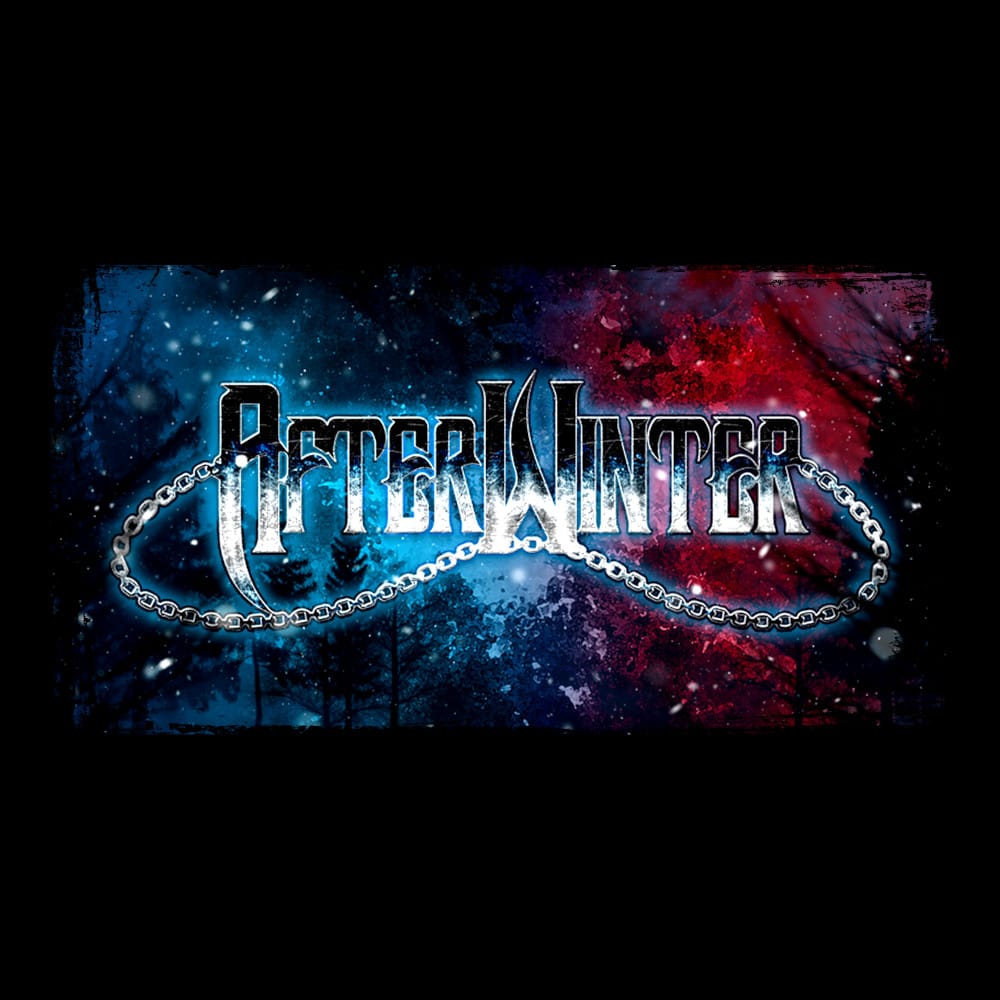 AfterWinter Galaxy Logo - Black Denim Printed Patches (2 sizes)