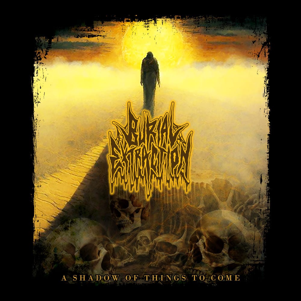 Burial Extraction - A Shadow Of Things To Come (The Charon Collective) - Black Denim Printed Patches (2 sizes)