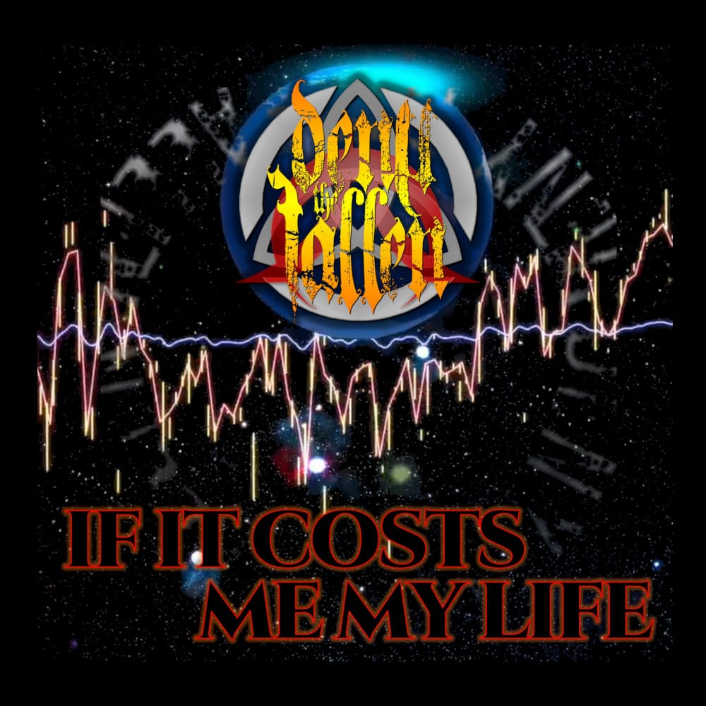 Deny The Fallen - If It Costs Me My Life - Black Denim Printed Patches (2 sizes)